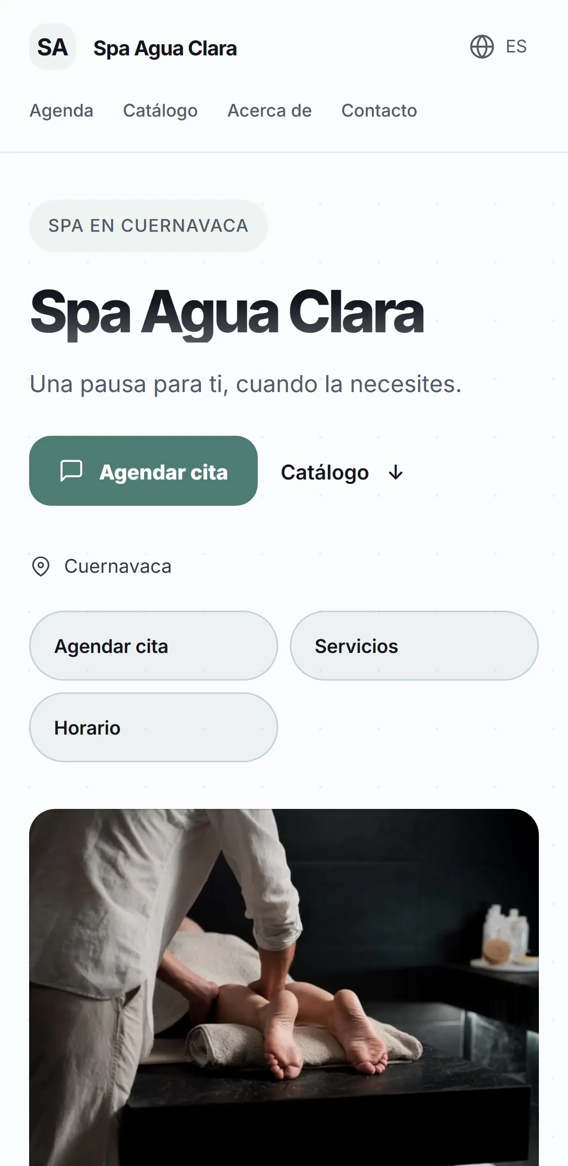 Captura del sitio